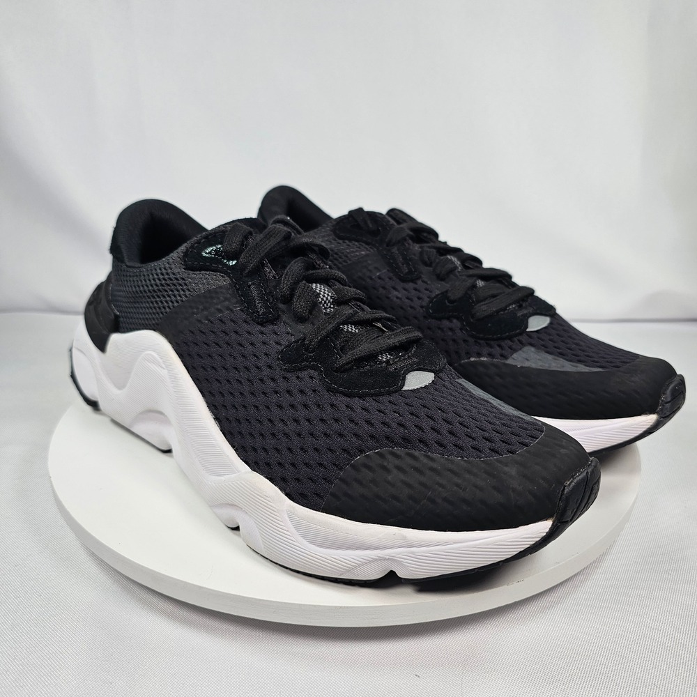 Sorel‎ Kinetic RNEGD Womens 9 Athletic Shoes Black White Mesh Sneakers